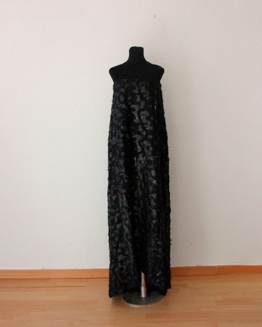 Vestido Negro de Gala Espalda Abierta