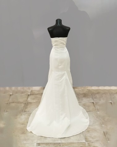Vestido de novia corte sirena palabra de honor