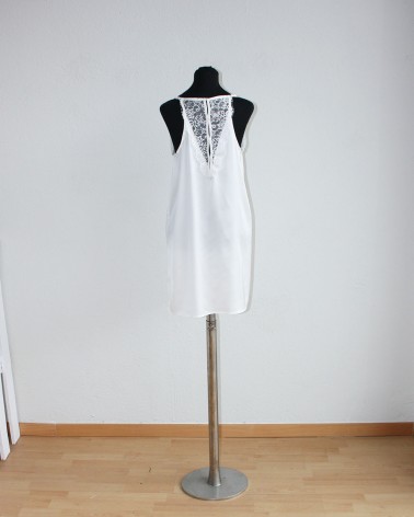 Blusa Novia con Chantillí en el Escote