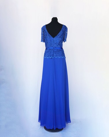 vestido de fiesta largo Azul oscuro LAC1663