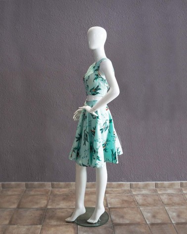 Conjunto dos piezas con estampado de aves