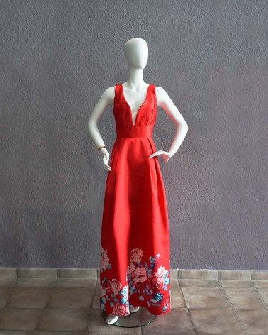 Vestido Largo Rojo LAC535008