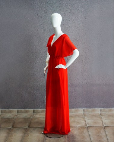 Vestido Largo Rojo LAC14530
