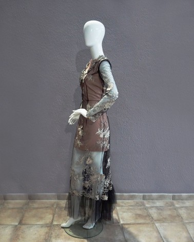 Vestido Largo Corte Sirena de Tul