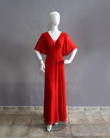 vestido Largo Rojo LAC1390