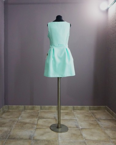 Vestido de Fiesta Corto Verde Menta