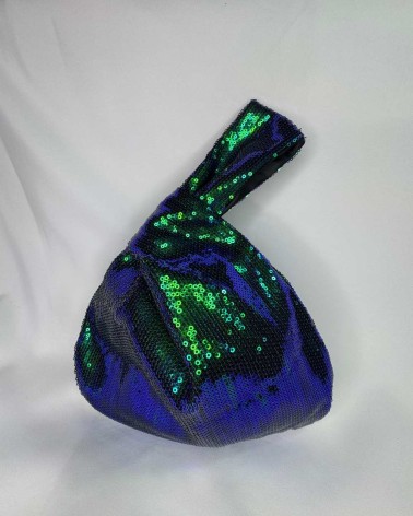 Bolso Lentejuelas Asas Asimétricas