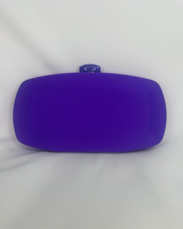 Clutch rígido Ovalado Morado