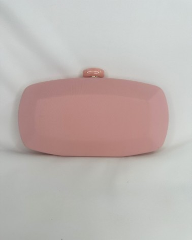 Clutch rígido Ovalado Rosa Palo