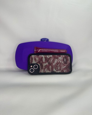 Clutch rígido Ovalado Morado