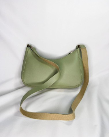 Bolso bandolera verde pastel pequeño