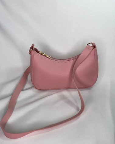 Bolso bandolera pequeño rosa pastel