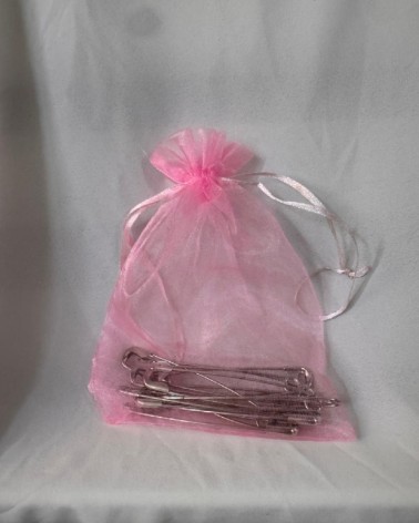 Imperdibles metálicos para recoger y elevar la cola del vestido de novia