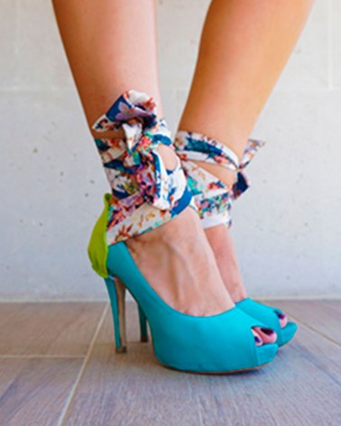 Accesorio zapato lazos