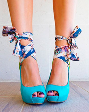 Accesorio zapato lazos
