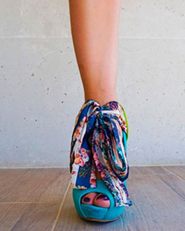 Accesorio zapato lazos