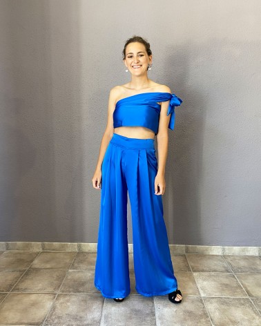 Conjunto dos piezas multiposición azul