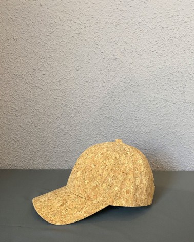 Gorra de corcho natural estilo casual