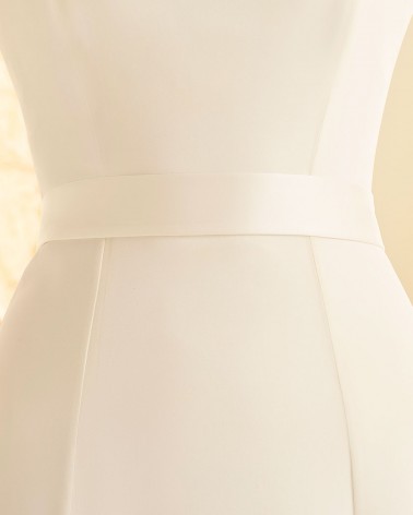 Cinturón Clásico de Novia Liso Elegante